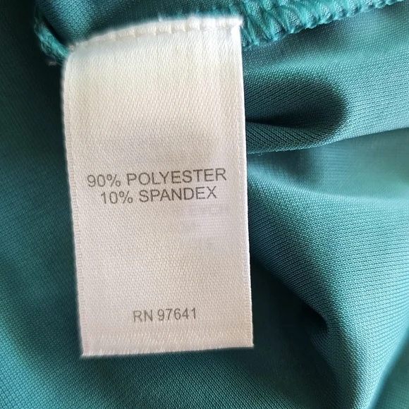 J. Jill 2X Crushed Velvet Top Teal Blue Holiday Blouse Luxe Stretch Velvet - Picture 10 of 14